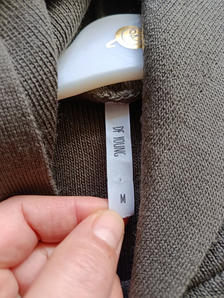 kalın crop kazak kapüşonlu - Görsel 3