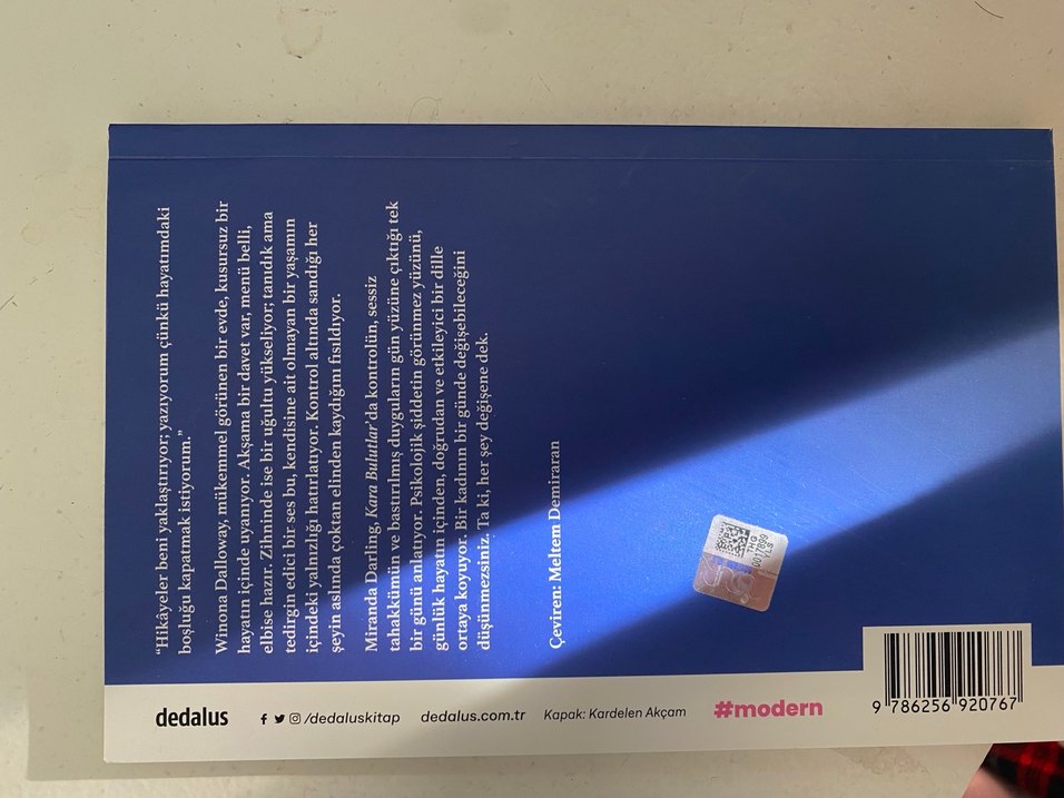 Kara Bulutlar  - Miranda Darling Kitabı - Görsel 2