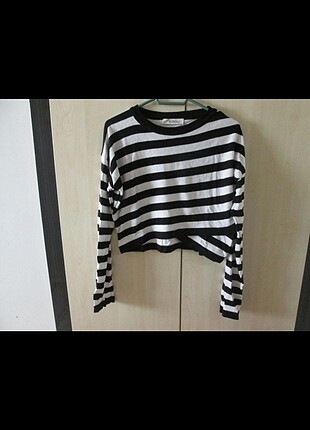 Çizgili Triko ve Sweatshirt 