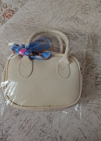 Beyaz Deri Kadın Çanta - Görsel 4