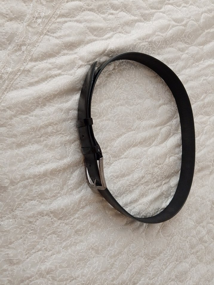 Siyah Erkek Deri Kemer - Görsel 2