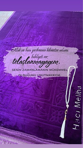 İsimli Seccade