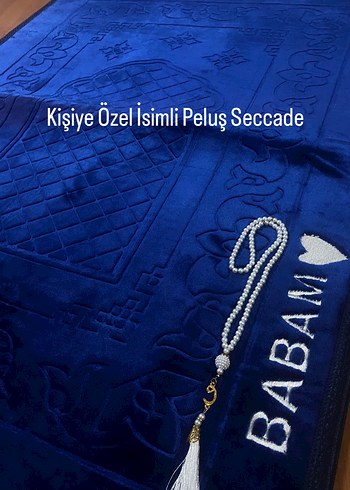  İSİMLİ PELUŞ SECCADE