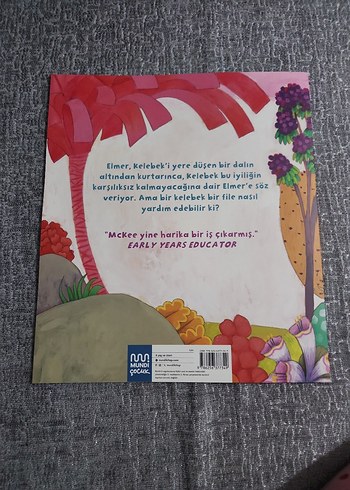 Elmer ve Kelebek - David McKee Çocuk Kitabı - Görsel 2