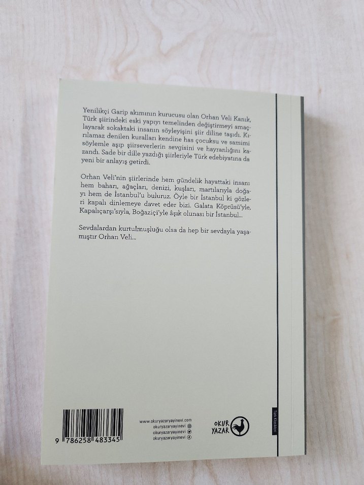 Orhan Veli Bütün Şiirleri Kitabı - Görsel 2