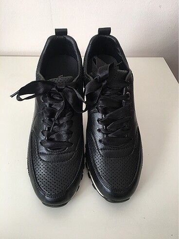 40 Beden Vitello siyah sneakers