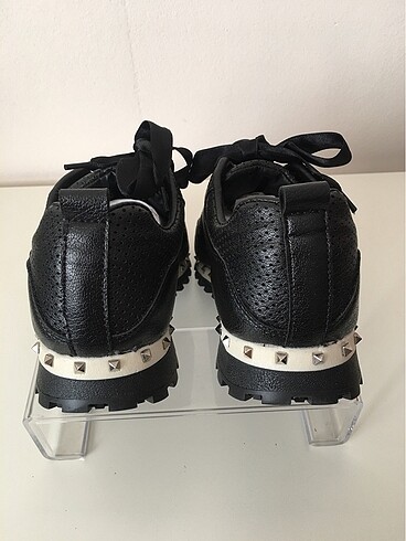 40 Beden siyah Renk Vitello siyah sneakers