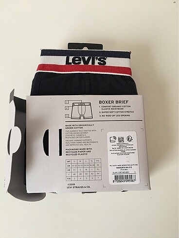 Levis Levi?s 3 lü boxer