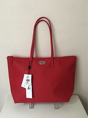 Beden Lacoste büyük shopping totebag