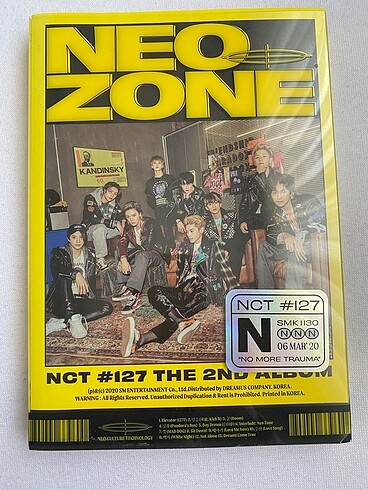 NCT Albüm CD İmzalı Fotocard