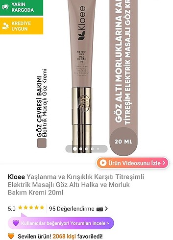 Titreşimli göz çevresi kremi - Görsel 4