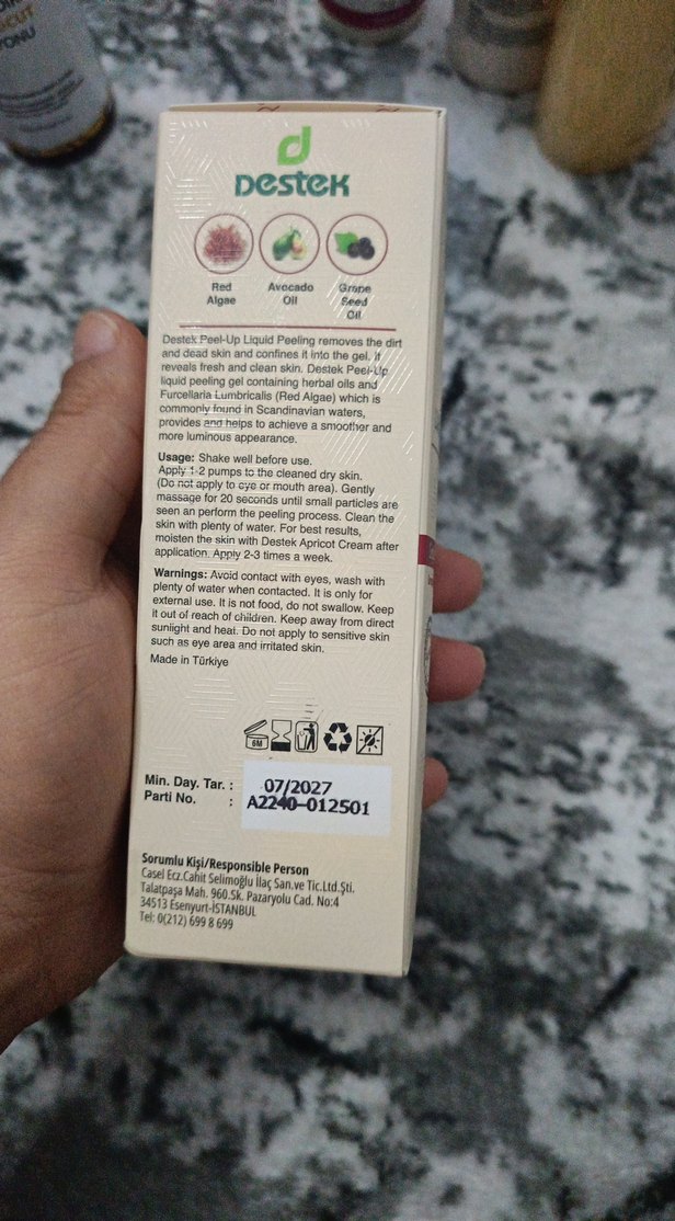 Destek Peel-Up Likit Peeling Jel - Görsel 2