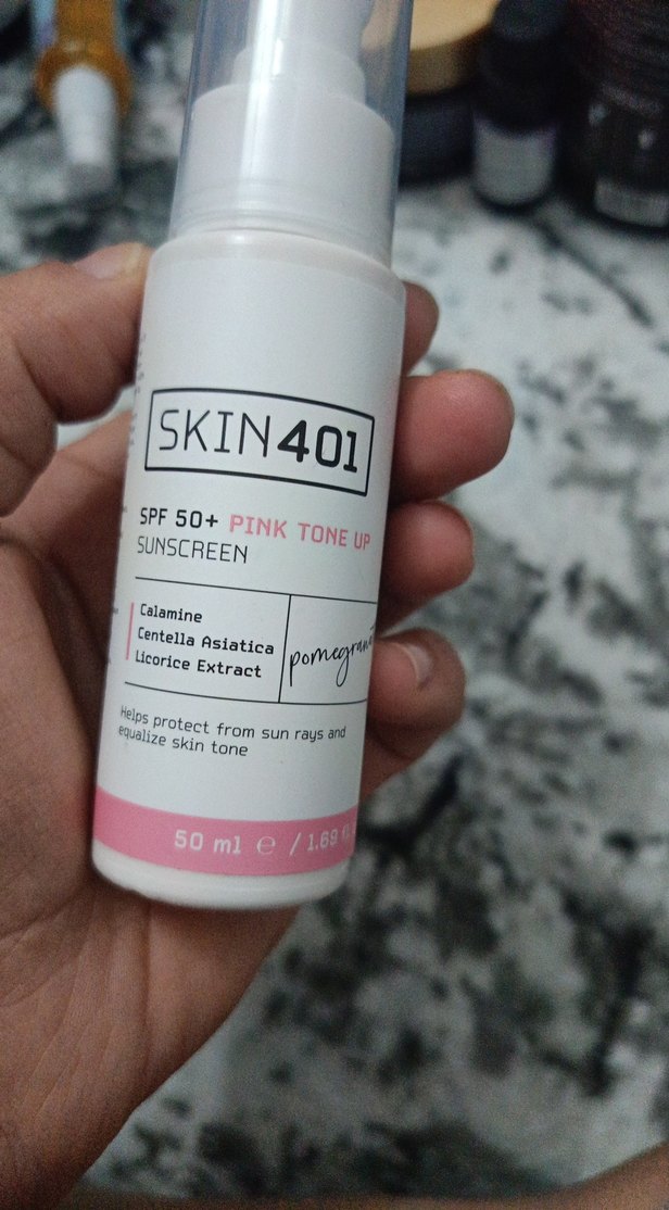 SKIN401 SPF 50+ Pembe Tonlu Güneş Kremi 50 ml - Görsel 4