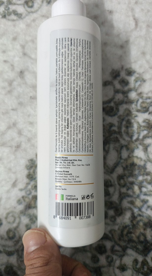 Kobe Perfect 9 Saç Bakım Kremi 250 ml - Görsel 2