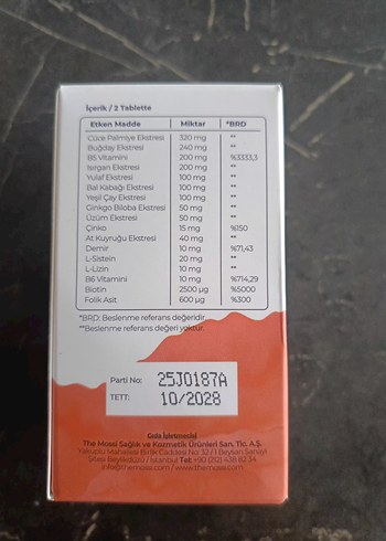 Zaroza Biotin Saw Palmetto Çinko 60 Tablet - Görsel 2