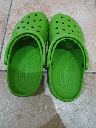 38 Beden yeşil Renk orjinal crocs terlik