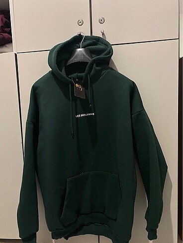 Haki yeşili sweatshirt