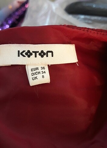 36 Beden bordo Renk Kısa elbise
