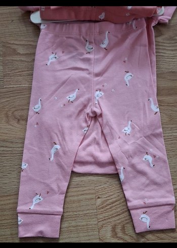 Pembe Kısa Kollu Kız Bebek Takim - Görsel 6