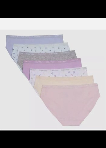 Calvin Klein 7'li Kız Bikini Külot Seti - Görsel 2