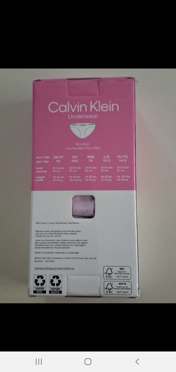 Calvin Klein 7'li Kız Bikini Külot Seti - Görsel 3