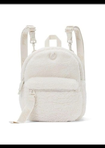 Beyaz Peluş Kadın Sırt Çantası Victoria's Secret - Görsel 2