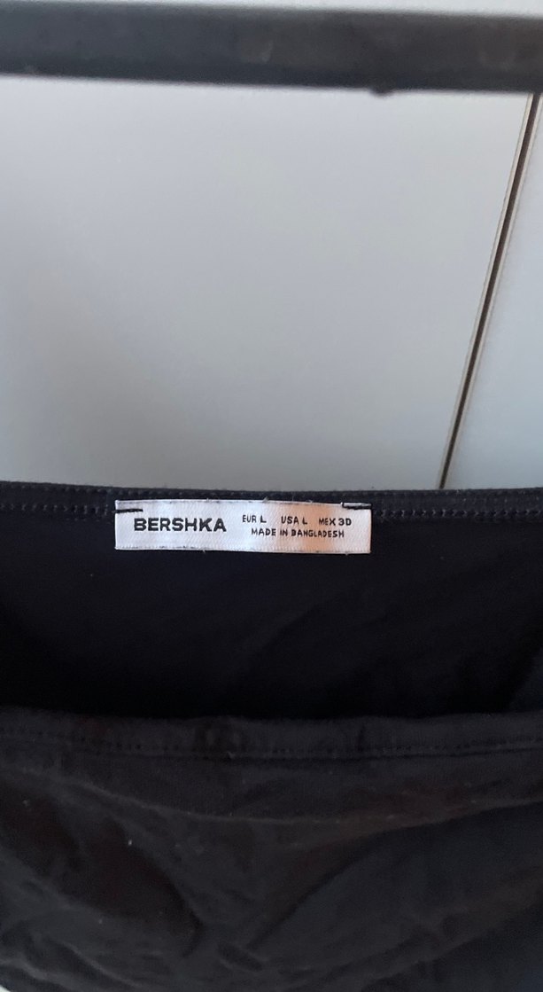 Siyah Düz Kesim Uzun Kollu Bluz - Görsel 2