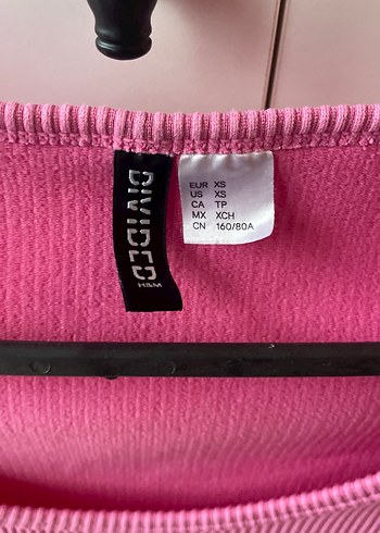 Pembe Fitilli Uzun Kollu Kadın Kazak - Görsel 2