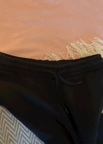 Siyah Rahat Kesim Kadın Eşofman Altı - Görsel 2