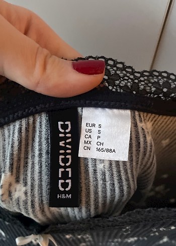 Siyah Askılı Mini Emzirme Gecelik - Görsel 3