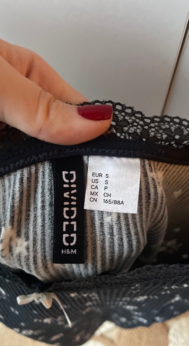 Siyah Askılı Mini Emzirme Gecelik - Görsel 3