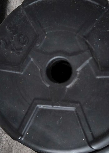 Siyah Baskılı halter ve Dumbıl 20 kg - Görsel 2