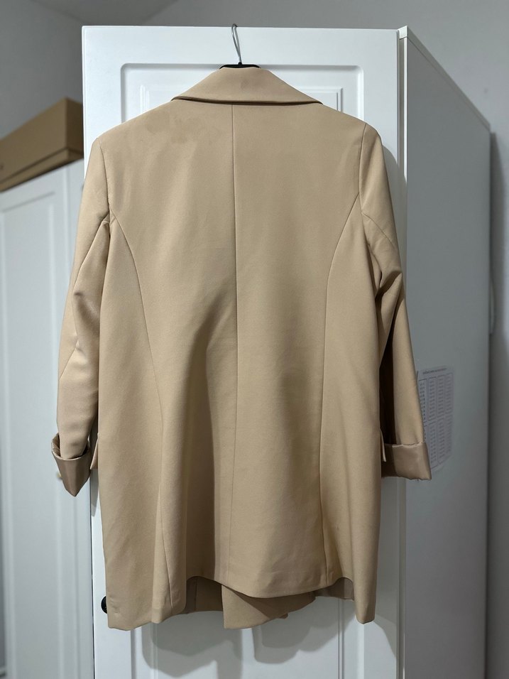 Bej Kadın Blazer Ceket - Görsel 3
