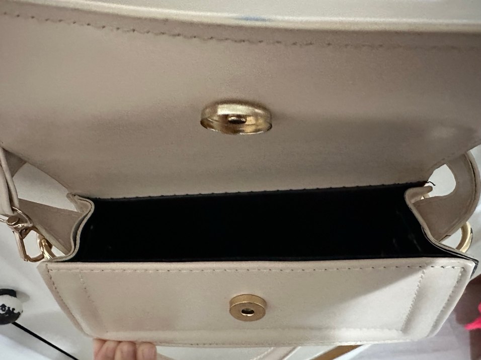 Bej Deri Kadın Çanta - Görsel 3