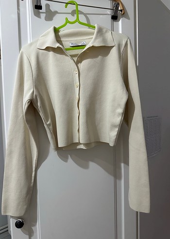 Stradivarius düğmeli üst - Görsel 2