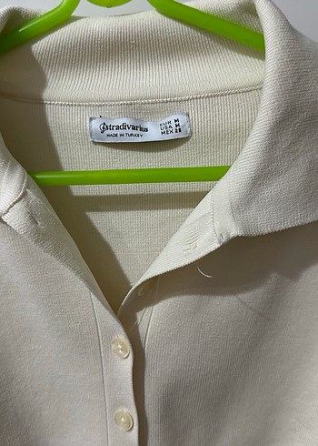 Stradivarius düğmeli üst - Görsel 4