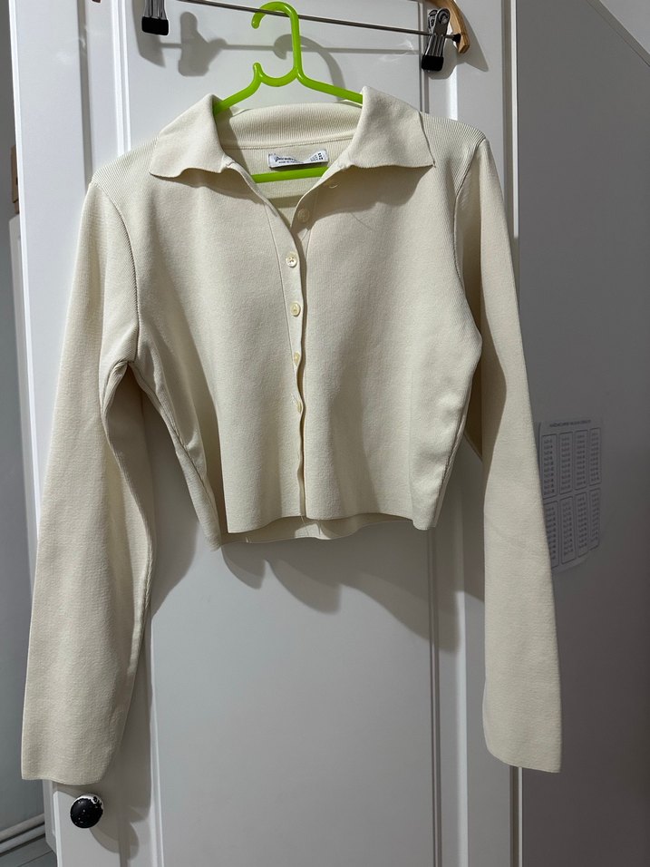 Stradivarius düğmeli üst - Görsel 2