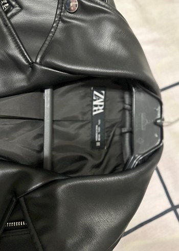 Zara deri ceket - Görsel 4