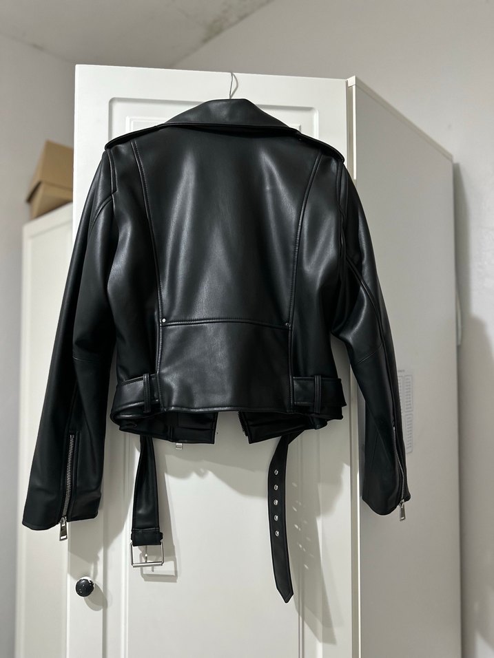 Zara deri ceket - Görsel 2