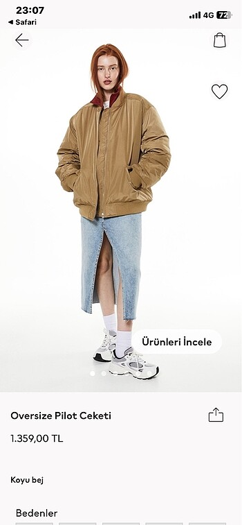 H&M Bomber Ceket