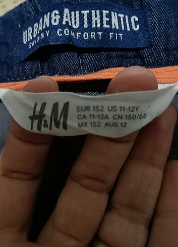 11-12 Yaş Beden Fit pantolon 