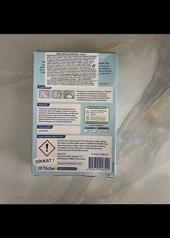 Domol Beyazlık Toz Mendili 20'li - Görsel 4