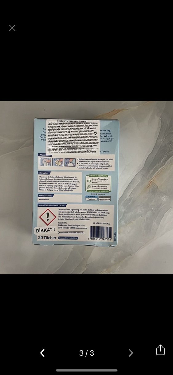 Domol Beyazlık Toz Mendili 20'li - Görsel 4