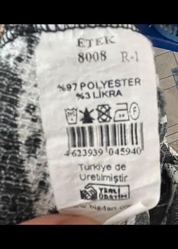 Desenli Drapeli Siyah Hamile Uzun Etek - Görsel 4