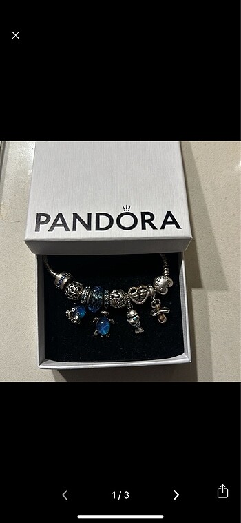 Orjinal pandora bileklik charm