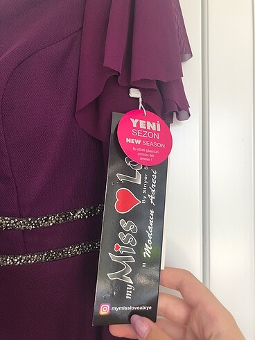 Mor Büyük Beden Abiye - Görsel 5