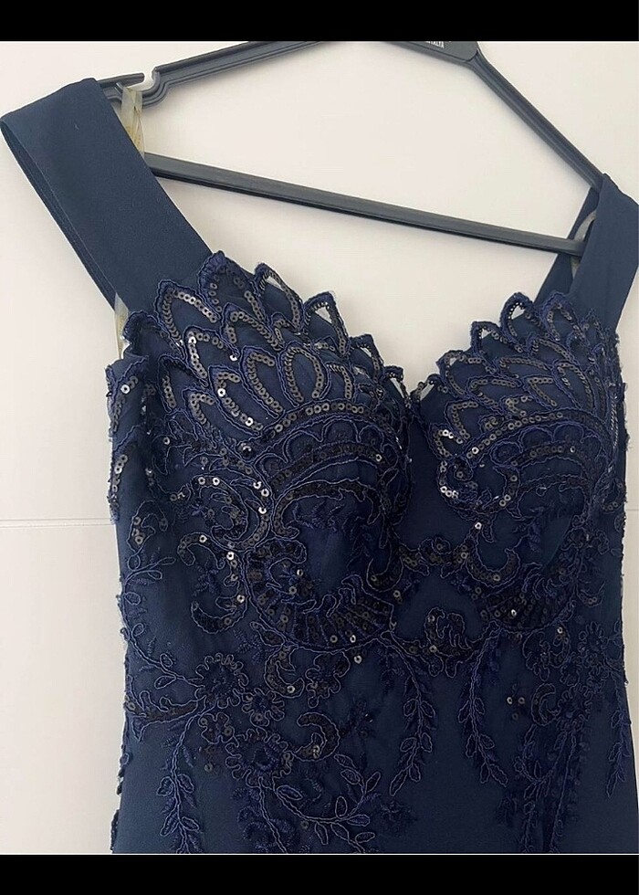 Lacıvert Balık Abıye - Görsel 2