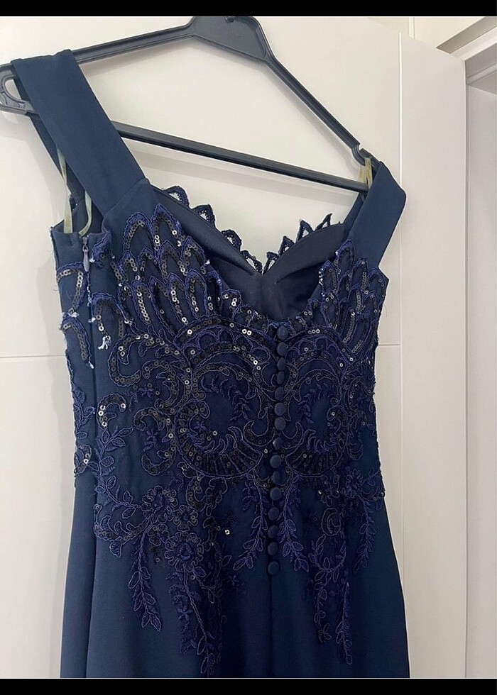 Lacıvert Balık Abıye - Görsel 4