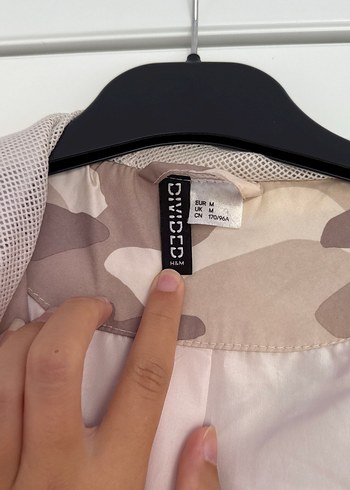 Bej Kamuflaj Desenli Midi Boy Kadın Ceket - Görsel 5