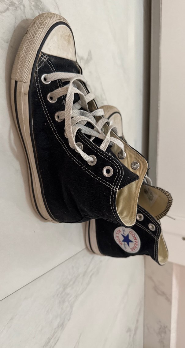 Klasik Siyah Converse Ayakkabı - Görsel 3